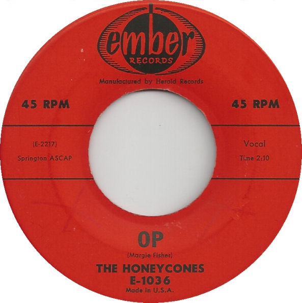 The Honeycones – Op / Vision Of You (1958, Vinyl) - Discogs