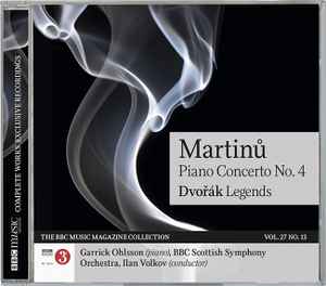 Pochette de l'album Bohuslav Martinů - Piano Concerto No. 4, Legends