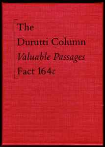 The Durutti Column - Valuable Passages アルバムカバー