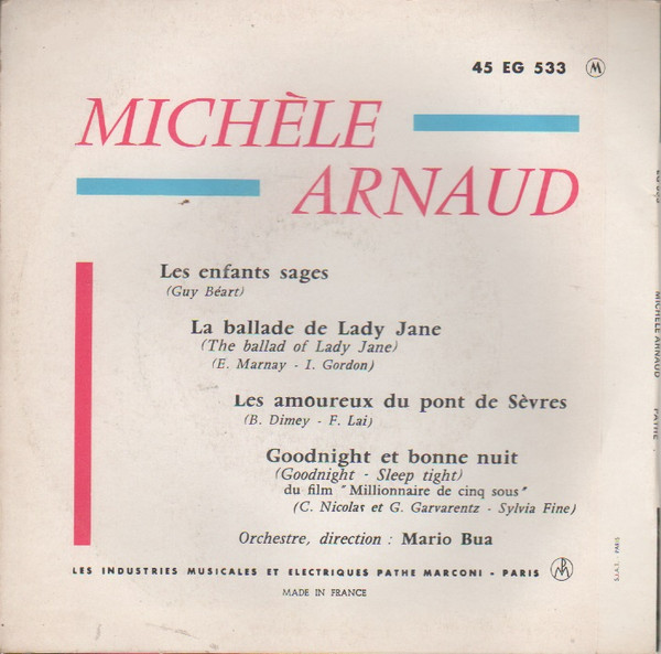 Album herunterladen Michèle Arnaud - Les Enfants Sages