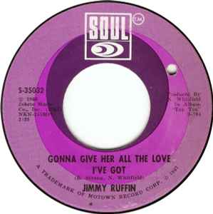Jimmy Ruffin - Gonna Give Her All The Love I've Got album cover