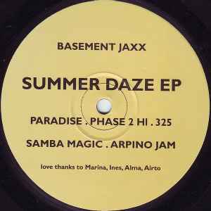 Basement Jaxx - Summer Daze EP