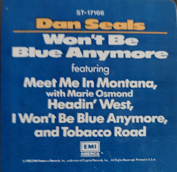 last ned album Dan Seals - Wont Be Blue Anymore