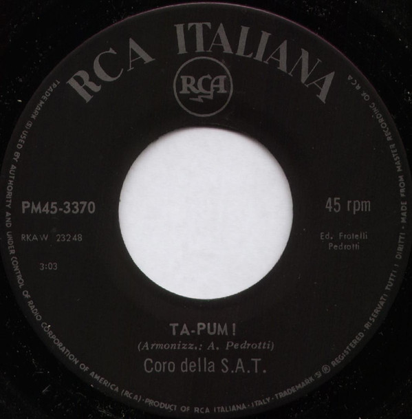 Album herunterladen Coro Della SAT - La Domenica Andando Alla Messa Ta pum