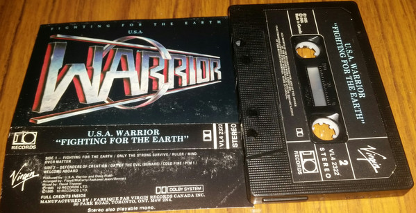 Warrior – Fighting For The Earth (1985, Cassette) - Discogs