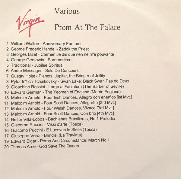 lataa albumi Various - Prom At The Palace