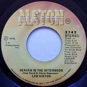 Lew Kirton – Heaven In The Afternoon (1978, Vinyl) - Discogs