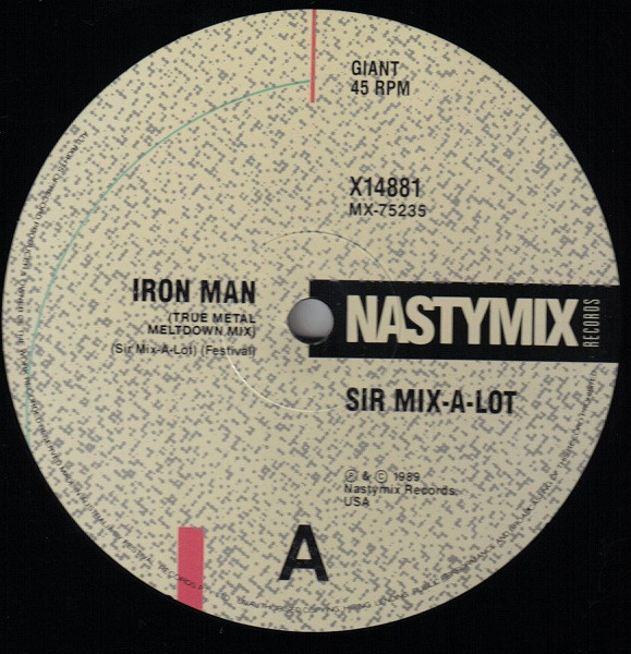 tryk Countryside Gentagen Sir Mix-A-Lot Featuring Metal Church – Iron Man (1989, Vinyl) - Discogs
