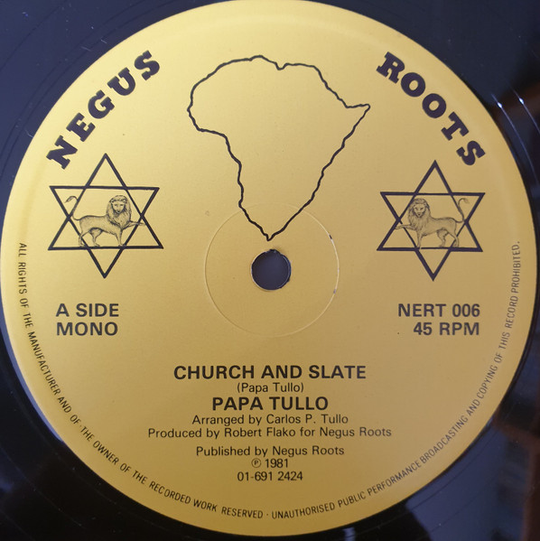 Papa Tullo – Church And Slate (1981, Vinyl) - Discogs