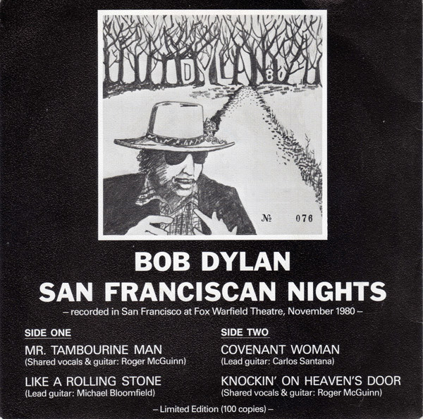 lataa albumi Bob Dylan - San Franciscan Nights