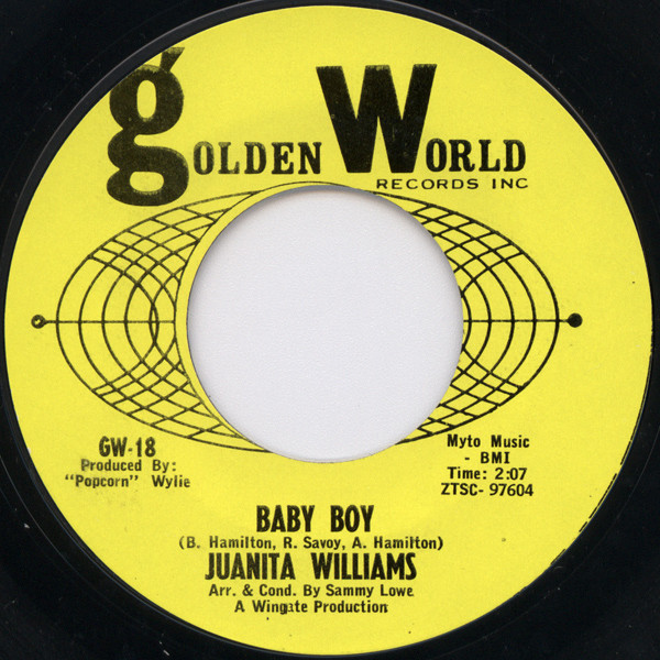 Juanita Williams – Baby Boy (1964, Vinyl) - Discogs