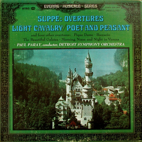 baixar álbum Suppé Paul Paray , Conductor, Detroit Symphony Orchestra - Overtures Light Cavalry Poet And Peasant