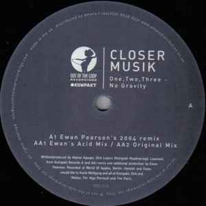 Closer Musik - One, Two, Three - No Gravity album cover