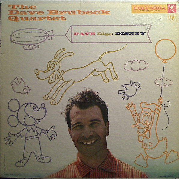 The Dave Brubeck Quartet – Dave Digs Disney (1957, Vinyl