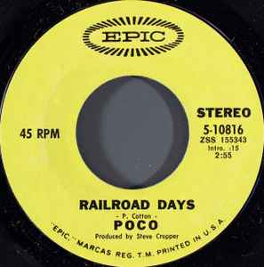 Poco – Railroad Days (1972, Vinyl) - Discogs