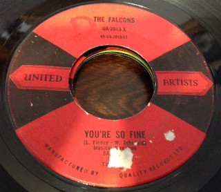 The Falcons – You're So Fine / Goddess Of Angels (1959, Vinyl