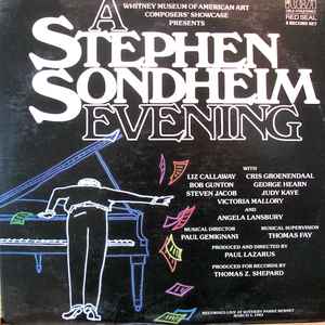 Stephen Sondheim - A Stephen Sondheim Evening album cover