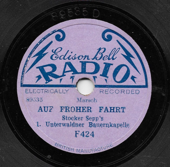 last ned album Stocker Sepp's 1 Unterwaldner Bauernkapelle - Auf Froher Fahrt Paris In Sicht