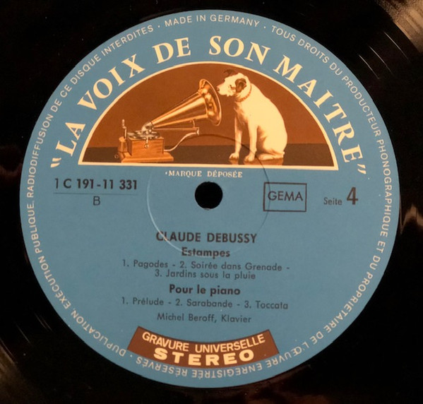 télécharger l'album Claude Debussy, Michel Béroff - Préludees Hef 1 2 Estampes Pour Le Piano