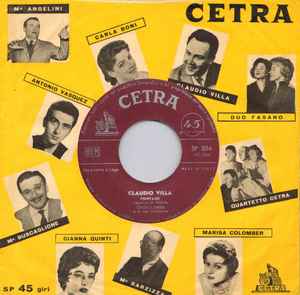Claudio Villa – Fontane / Non Ti Scordar Di Me (1958, Vinyl) - Discogs