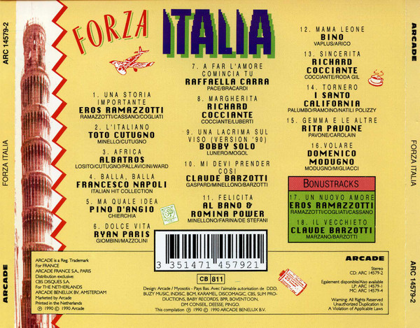 descargar álbum Download Various - Forza Italia album