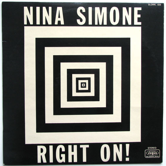 Обложка конверта виниловой пластинки Nina Simone - Right On!