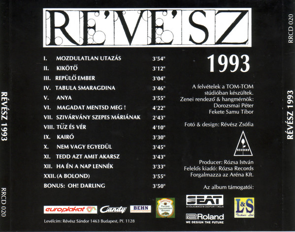last ned album Révész Sándor - 1993