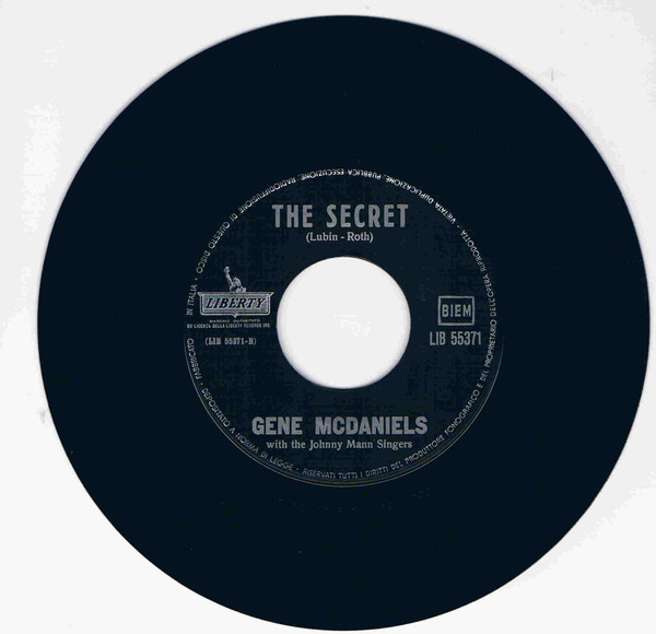 ladda ner album Gene McDaniels With The Johnny Mann Singers - Tower Of Strength The Secret