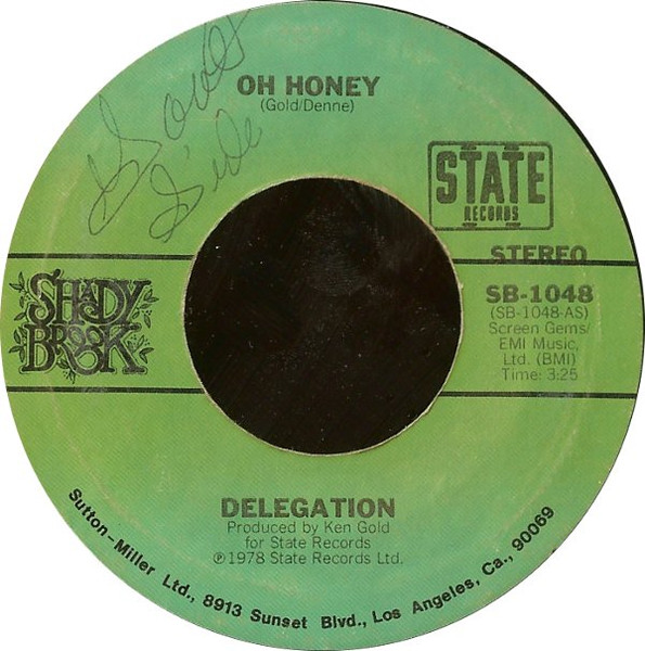 Delegation – Oh Honey Lyrics