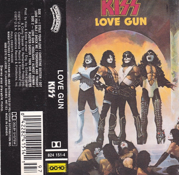 Kiss – Love Gun (1985, Cassette) - Discogs