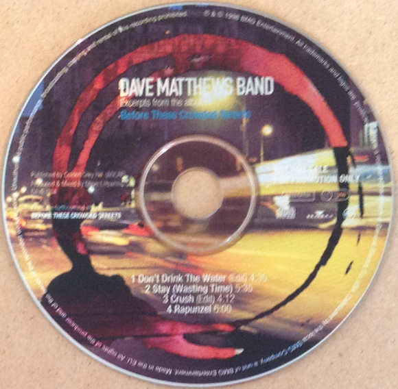baixar álbum Dave Matthews Band - Excerpts From The Album Before These Crowded Streets