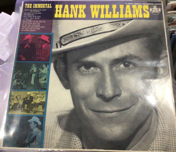 Hank Williams – The Immortal Hank Williams (1956, Vinyl) - Discogs