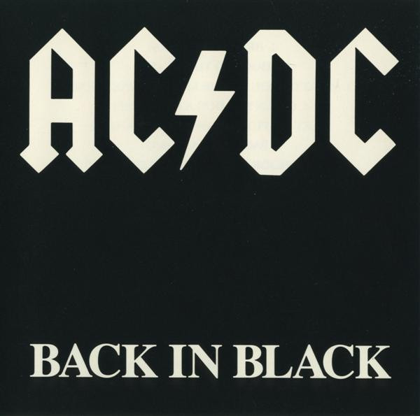 AC/DC – Back Black (1992, - Discogs