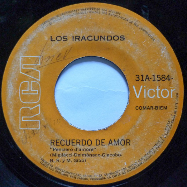 télécharger l'album Los Iracundos - Recuerdo De Amor Chiquilina