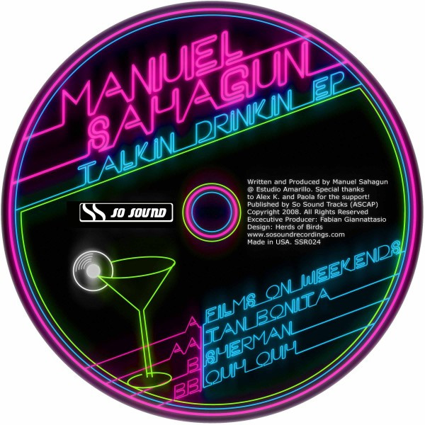 baixar álbum Manuel Sahagun - Talkin Drinkin EP