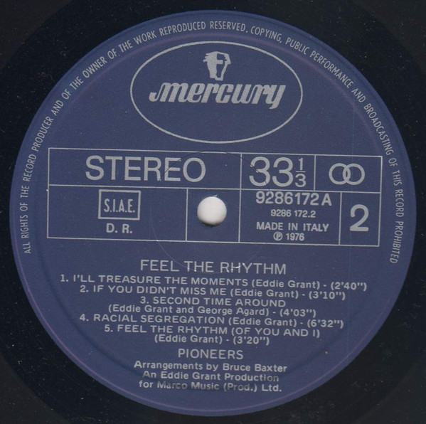 last ned album Pioneers - Feel The Rhythm