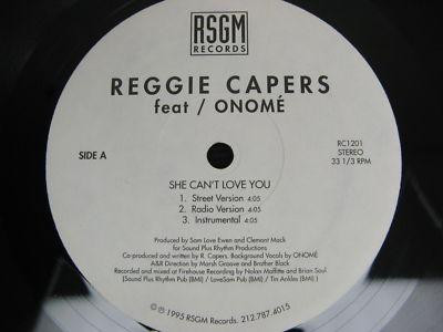 Reggie Capers – She Can't Love You (1995, Vinyl) - Discogs