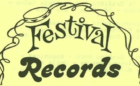Festival Records (4) Label | Releases | Discogs