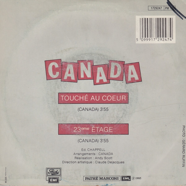 ladda ner album Canada - Touché Au Coeur