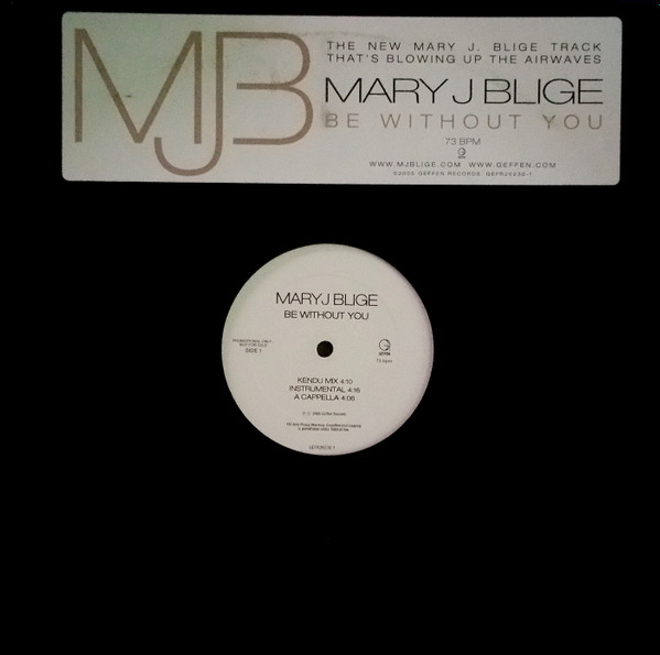 Trolley Shredded Kontrovers Mary J. Blige – Be Without You (2005, Vinyl) - Discogs