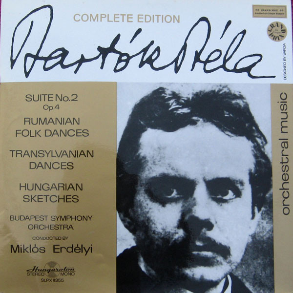 ladda ner album Bartók Béla Budapest Symphony Orchestra Conducted By Miklós Erdélyi - Suite No 2 Op4 Rumanian Folk Dances Transylvanian Dances Hungarian Sketches