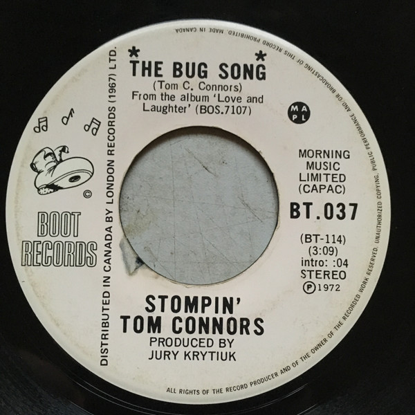 descargar álbum Stompin' Tom Connors - The Bug Song Oh Laura