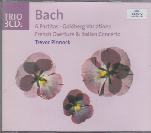 baixar álbum Bach Trevor Pinnock - 6 Partitas Goldberg Variations French Overture Italian Concerto