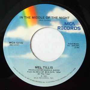 Mel Tillis - In The Middle Of The Night / Evan At Her Worst (She's Still The Best) album cover
