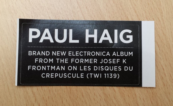 descargar álbum Paul Haig - The Wood