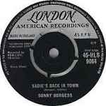 Cover of Sadie's Back In Town, 1960, Vinyl