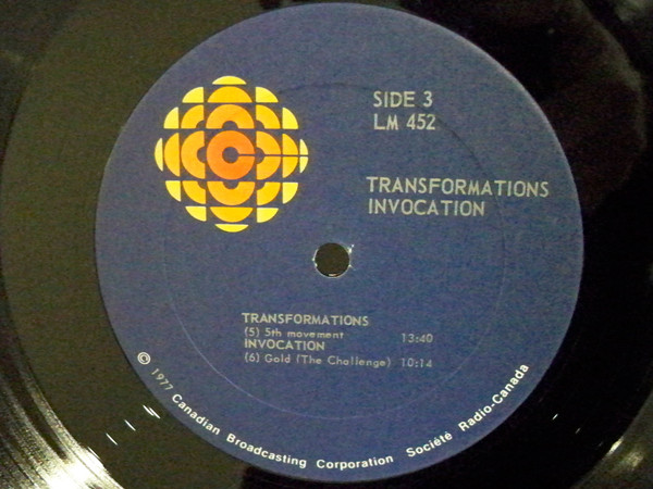 Nimmons 'N' Nine Plus Six - Transformations / Invocation | Canadian Broadcasting Corporation (LM452) - 5