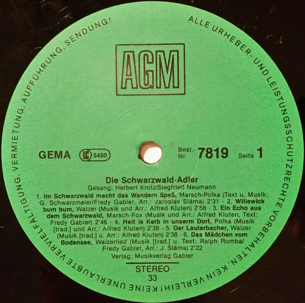 baixar álbum Die SchwarzwaldAdler - Die Schwarzwald Adler