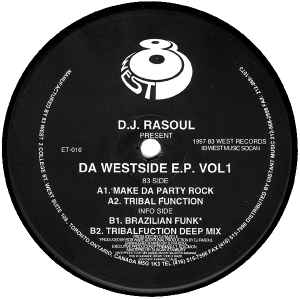 DJ Rasoul - Da Westside E.P. Vol 1 album cover