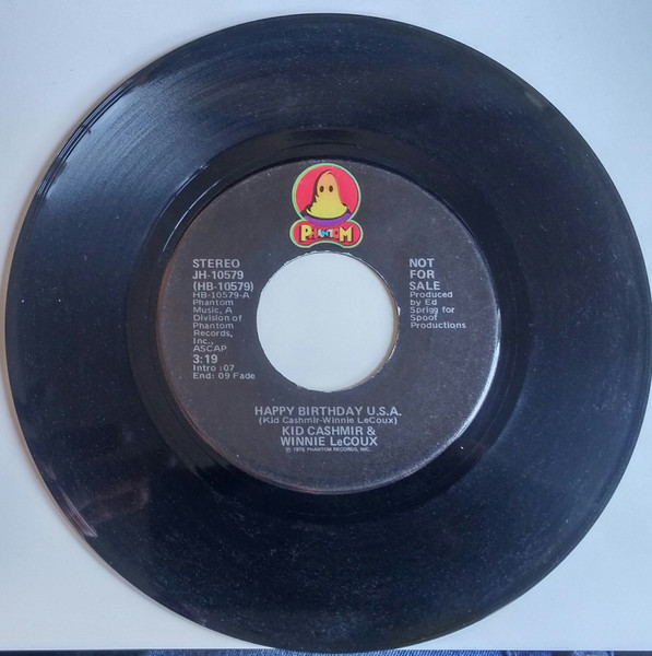 Kid Cashmir & Winnie LeCoux – Happy Birthday U.S.A. (1976, Vinyl) - Discogs
